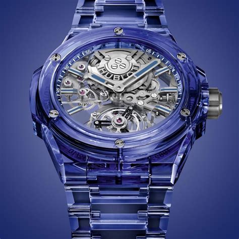 hublot tourbillon full sapphire|hublot blue sapphire.